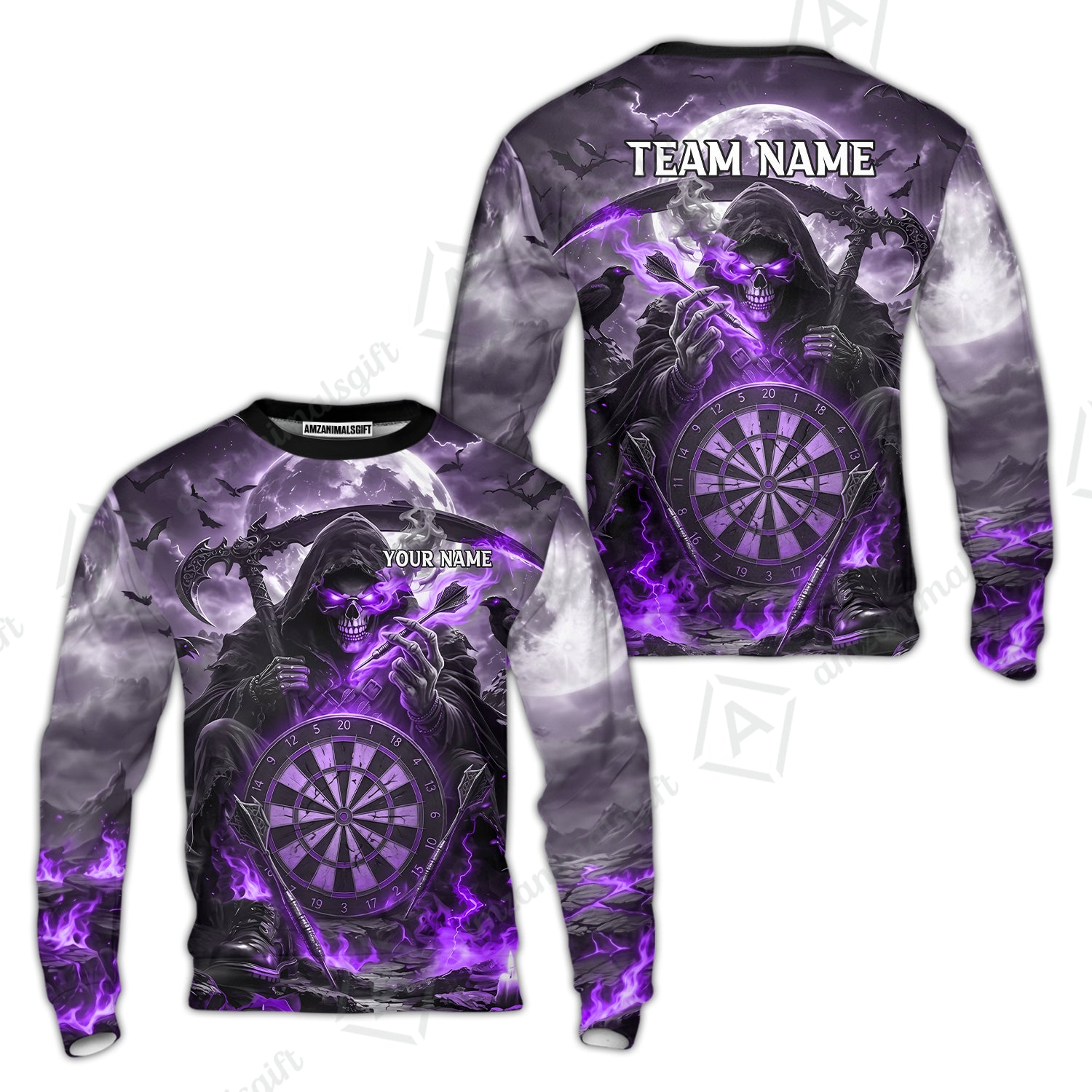 Sweatshirt||Purple