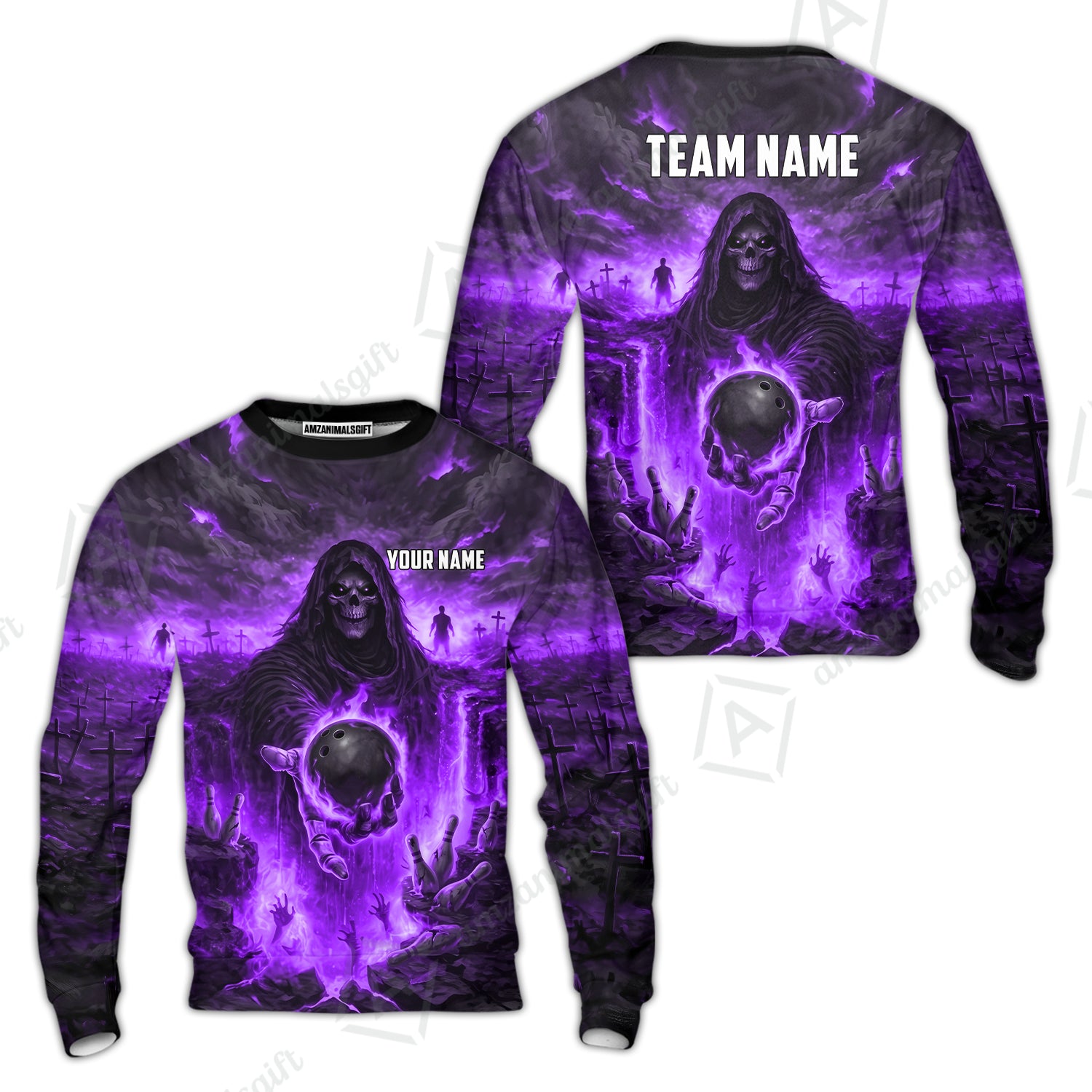 Sweatshirt||Purple