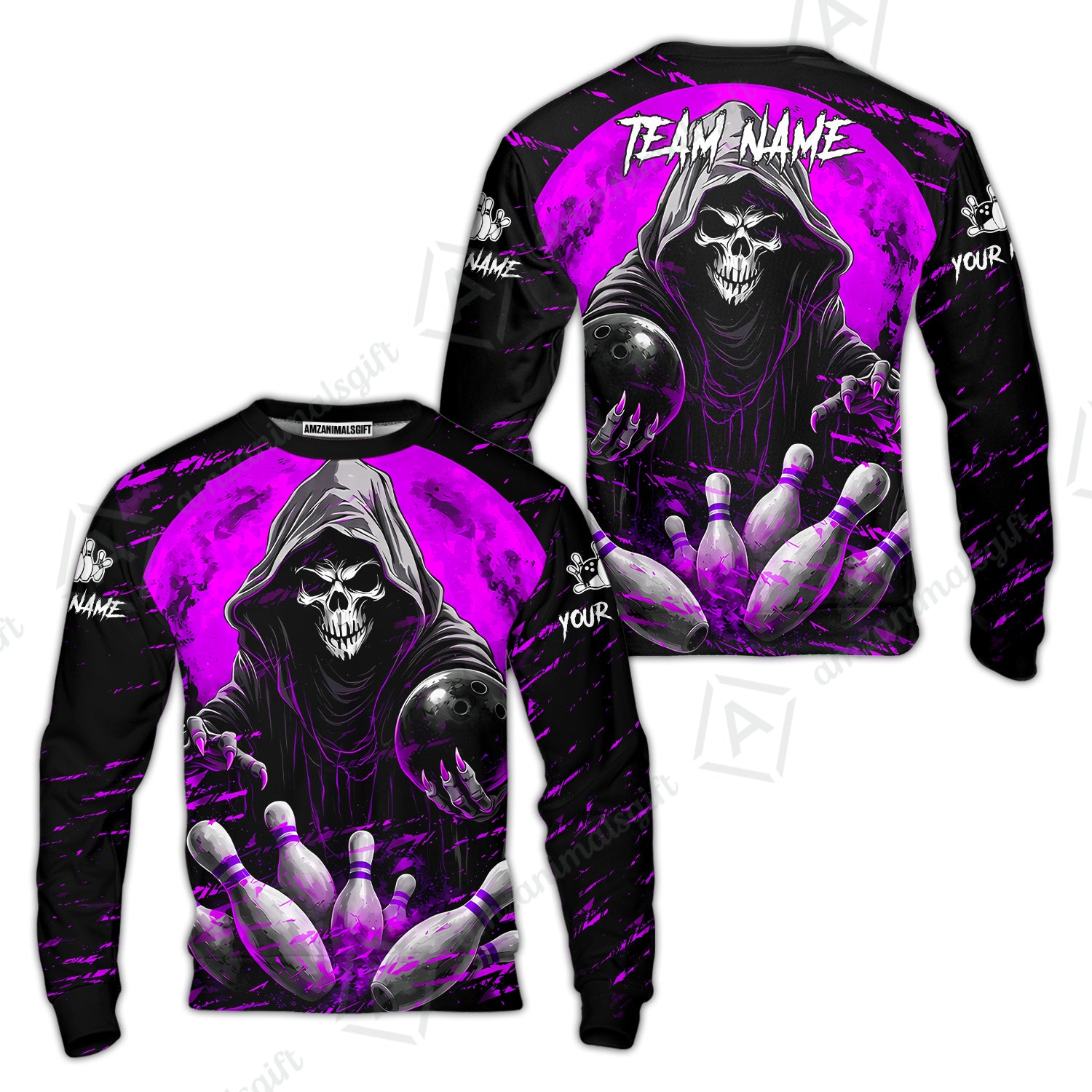 Sweatshirt||Purple
