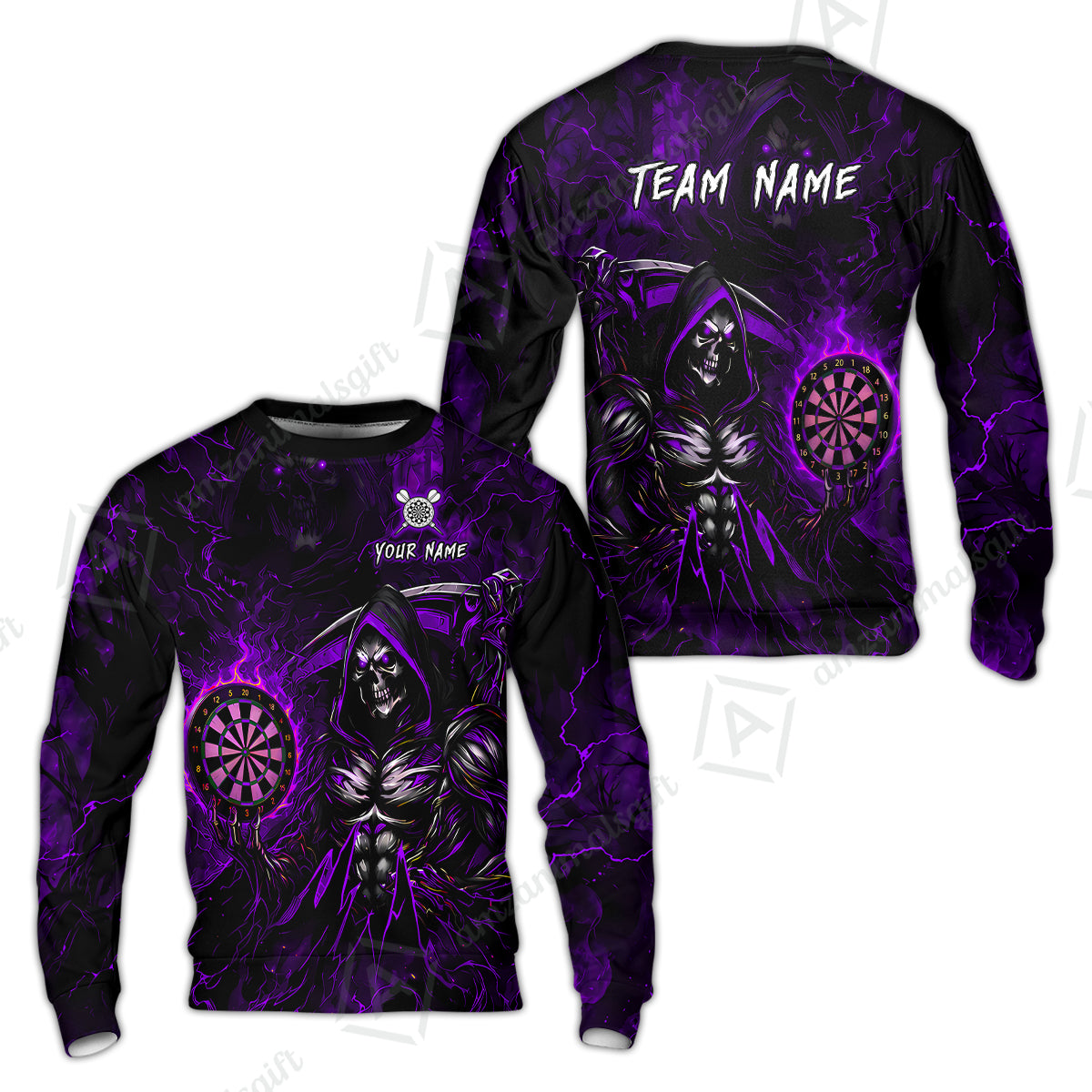 Sweatshirt||Purple