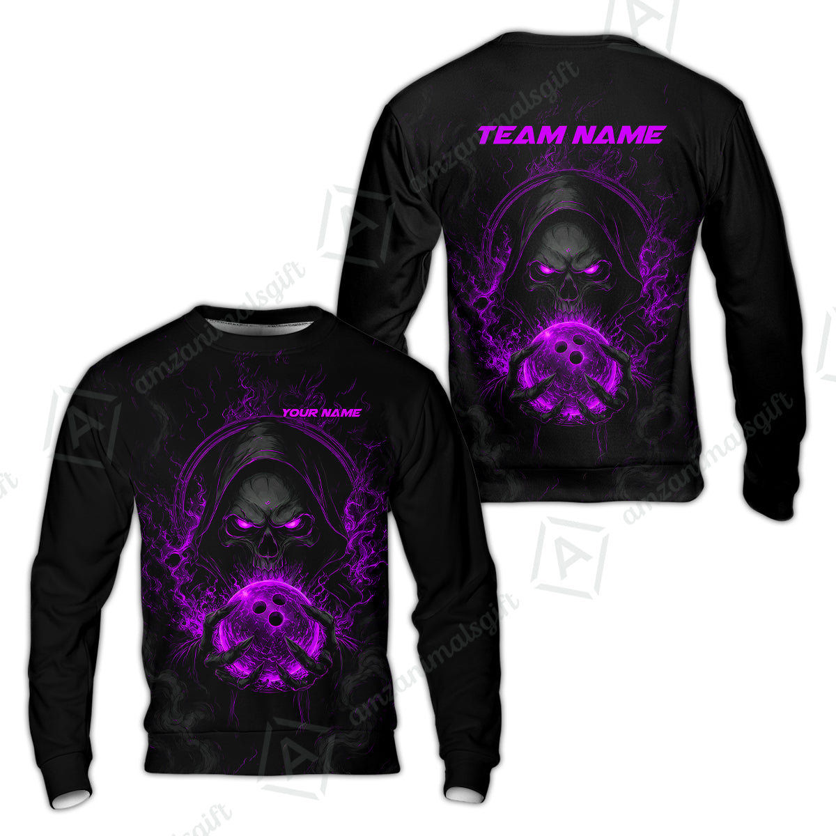Sweatshirt||Purple