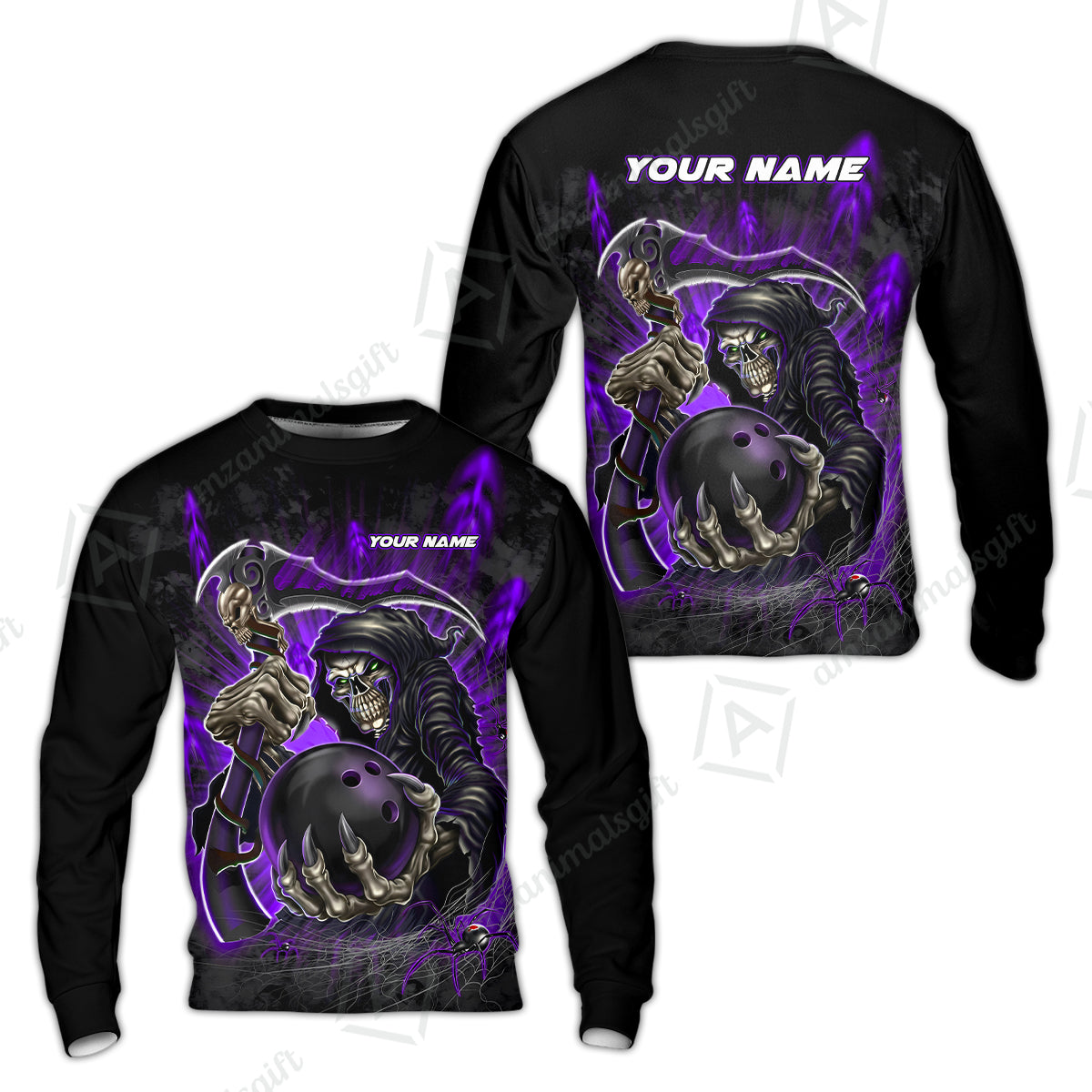 Sweatshirt||Purple