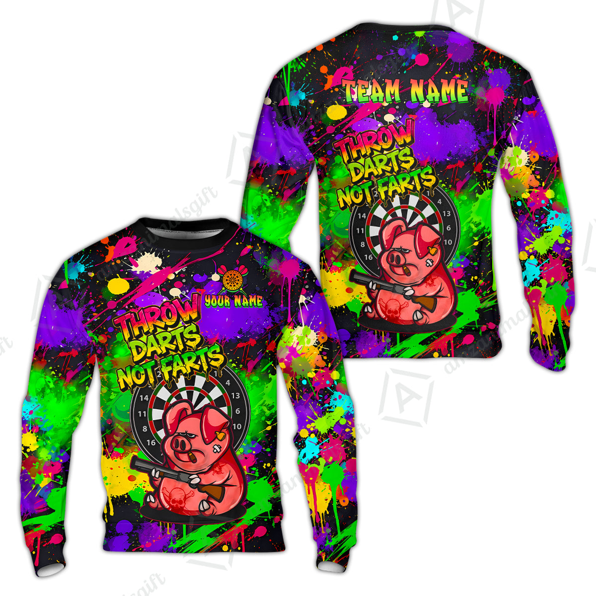 Sweatshirt||Purple
