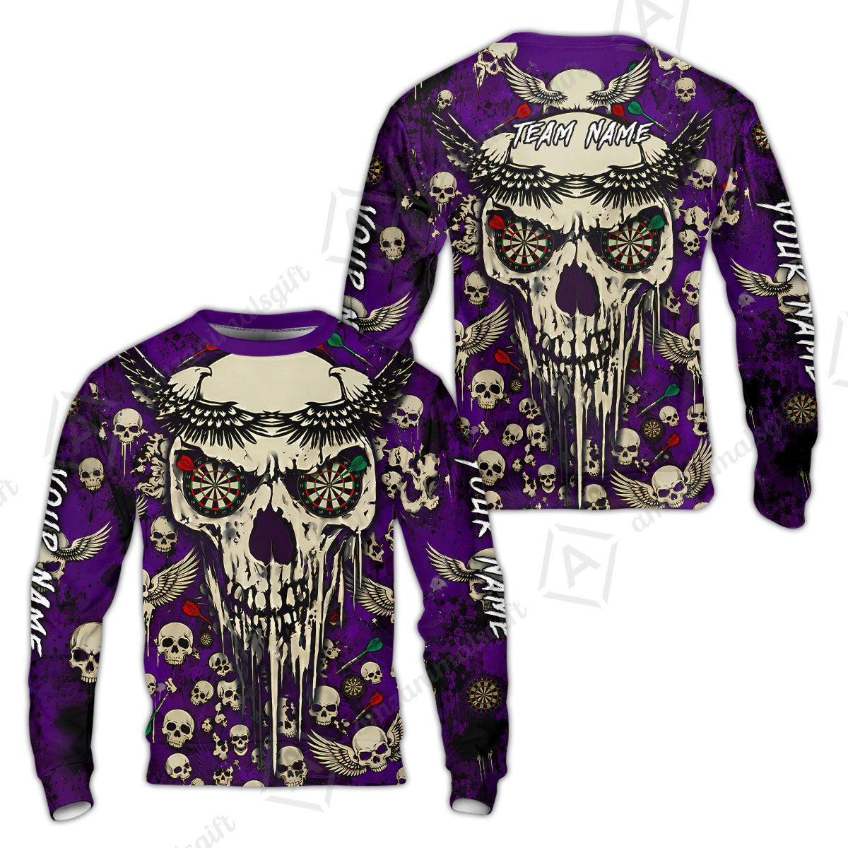 Sweatshirt||Purple