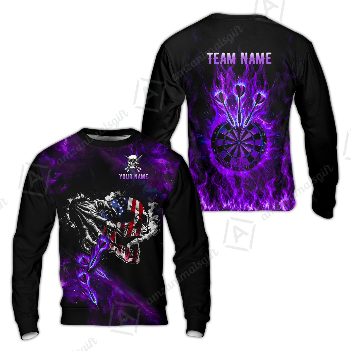 Sweatshirt||Purple