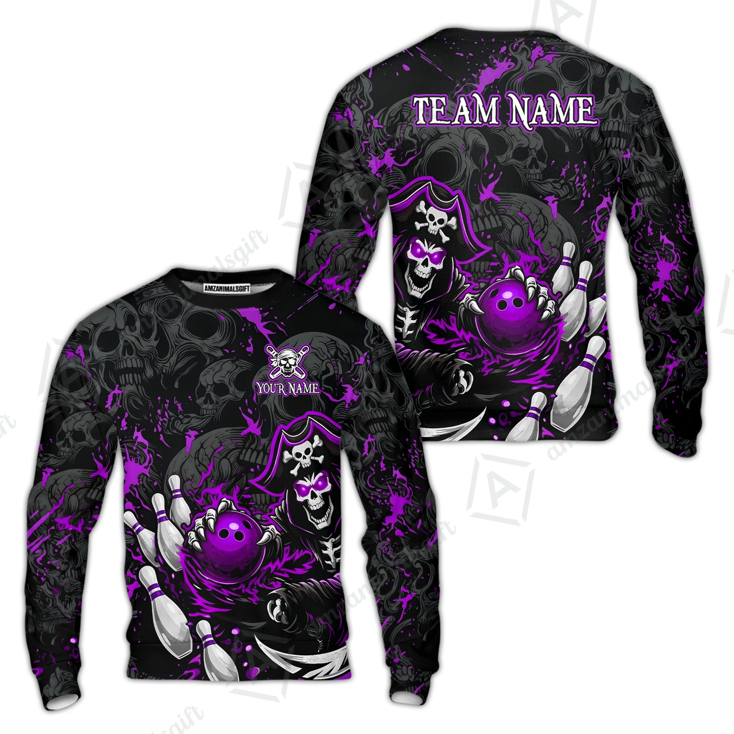 Sweatshirt||Purple