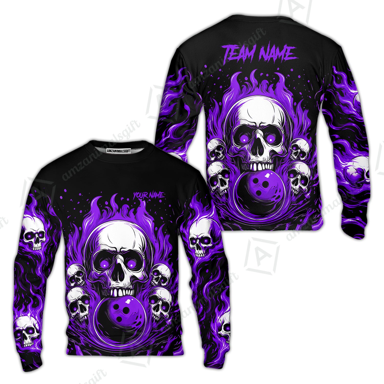 Sweatshirt||Purple
