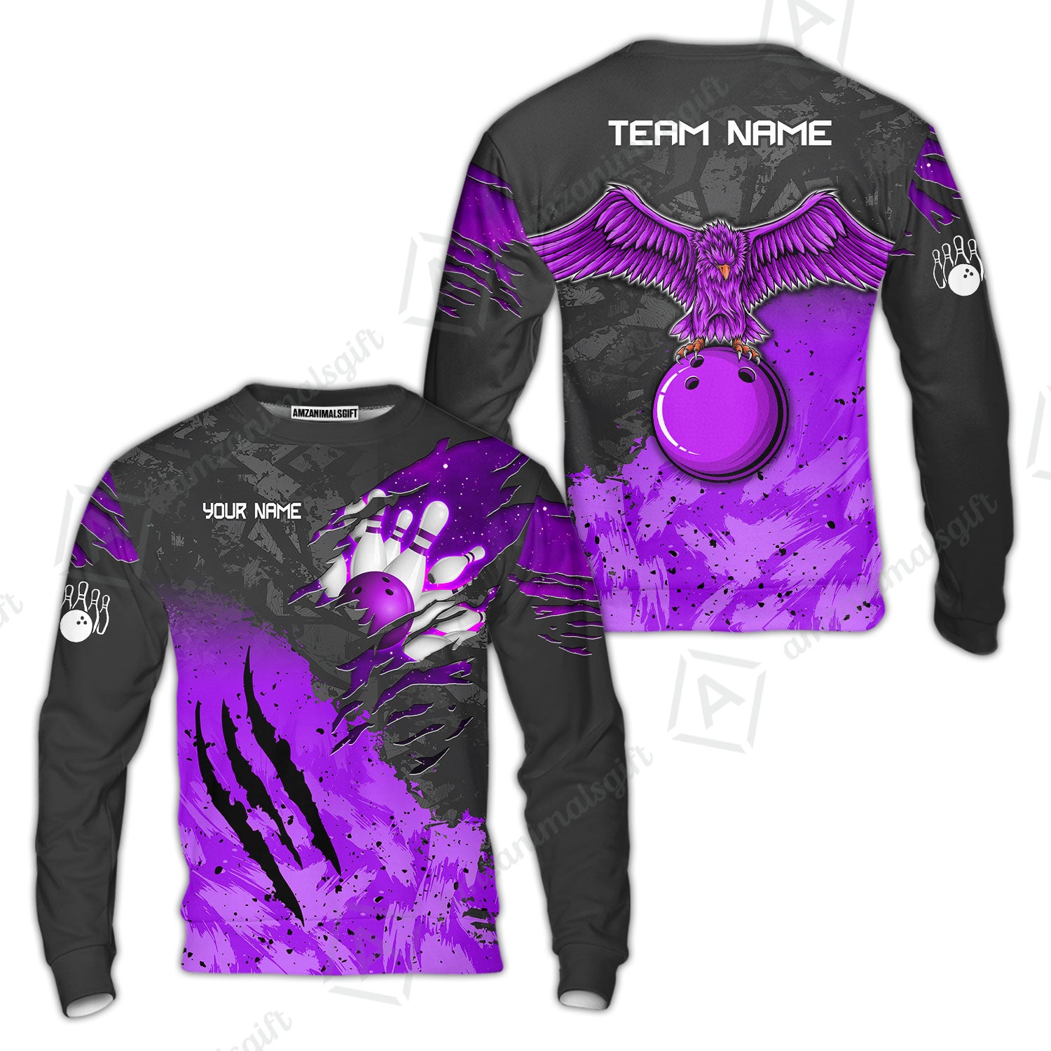 Sweatshirt||Purple