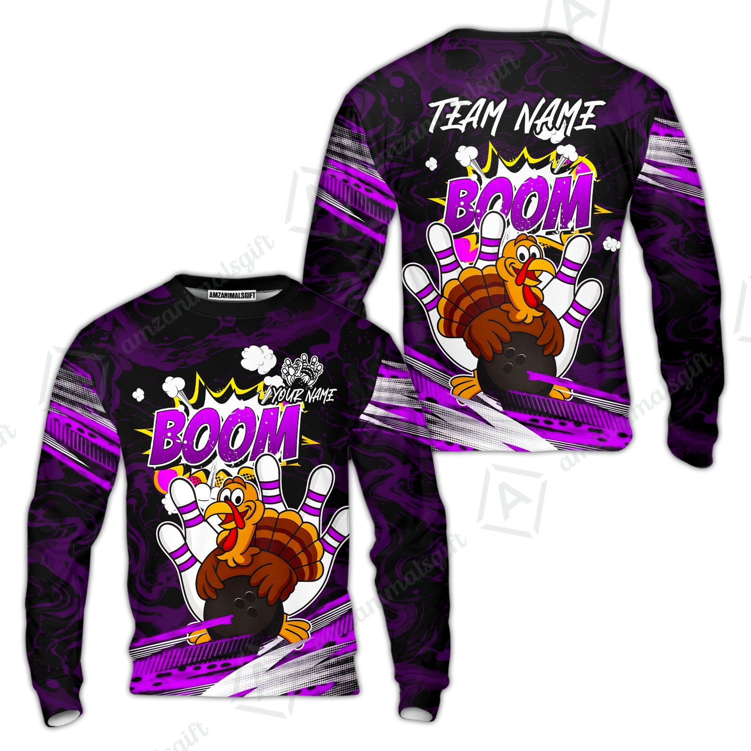 Sweatshirt||Purple