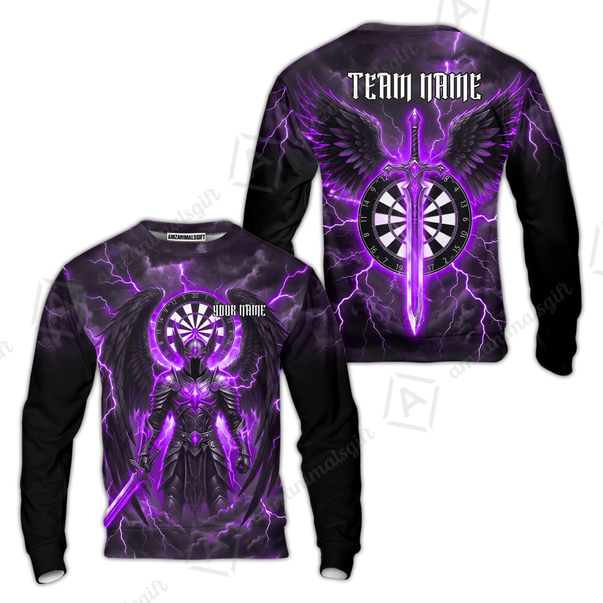 Sweatshirt||Purple