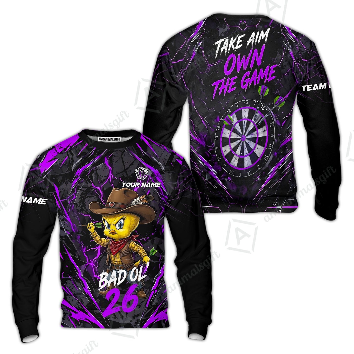 Sweatshirt||Purple