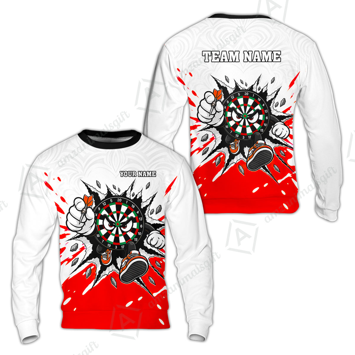 Sweatshirt||Red