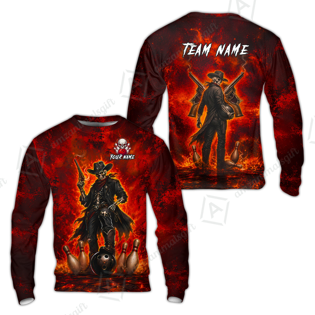 Sweatshirt||Red