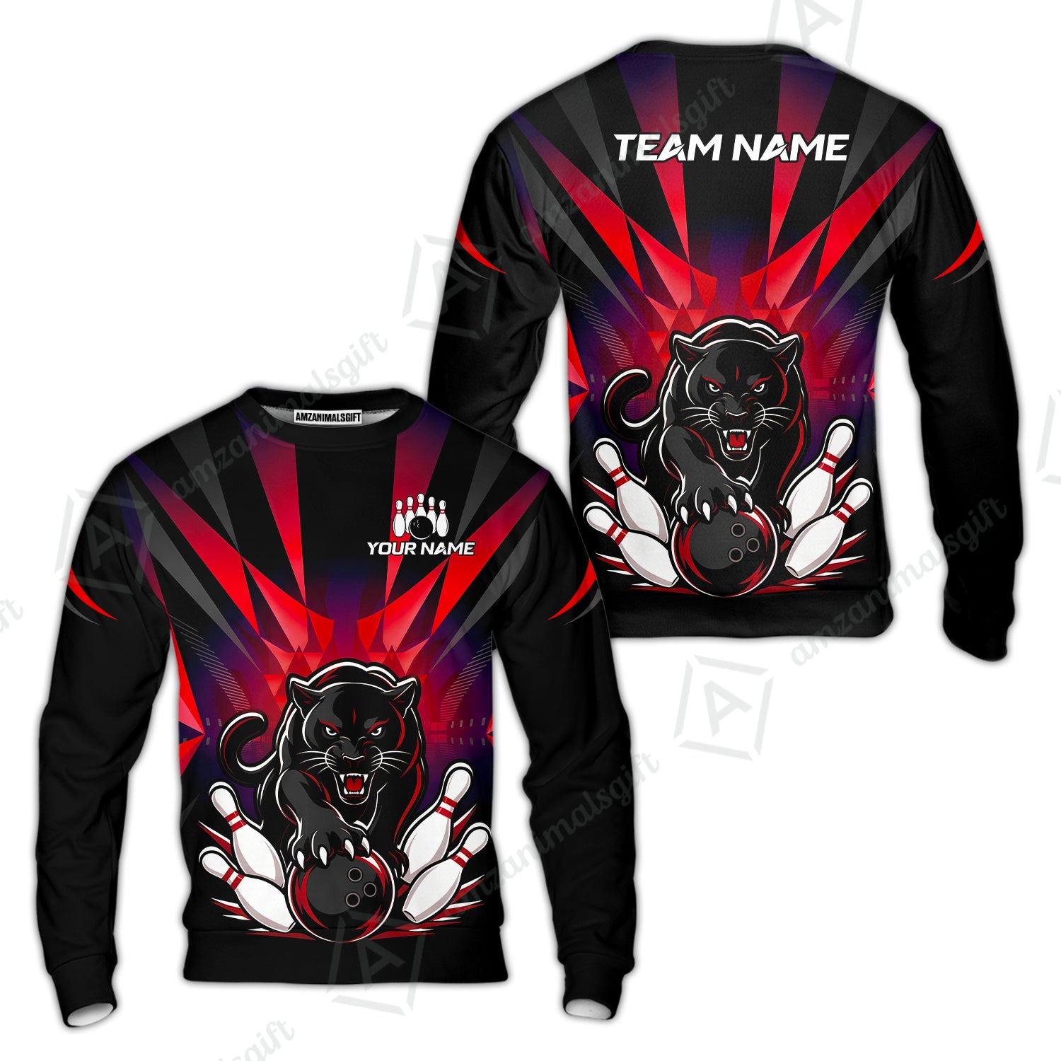 Sweatshirt||Red