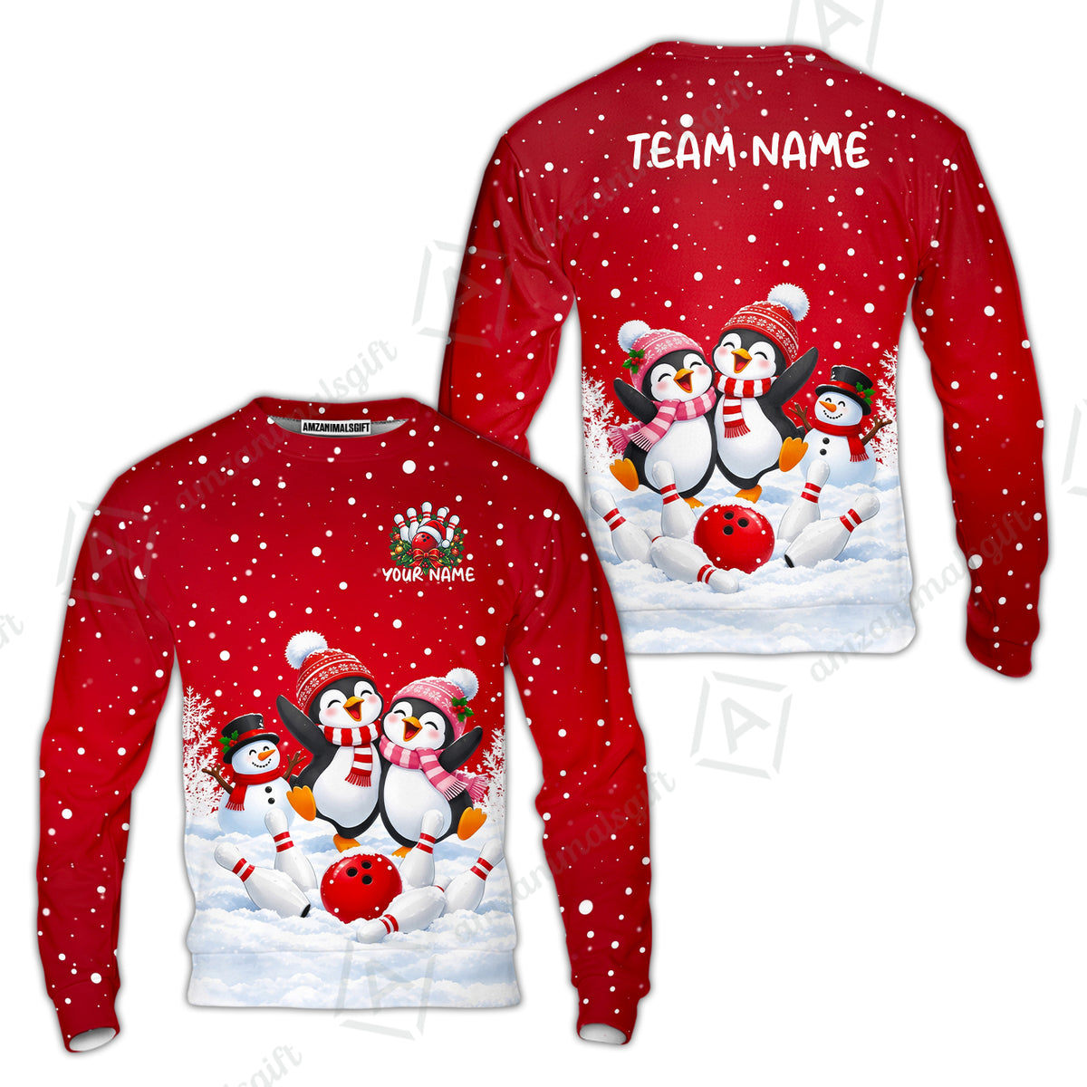 Sweatshirt||Red
