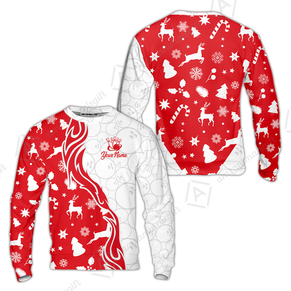 Sweatshirt||Red