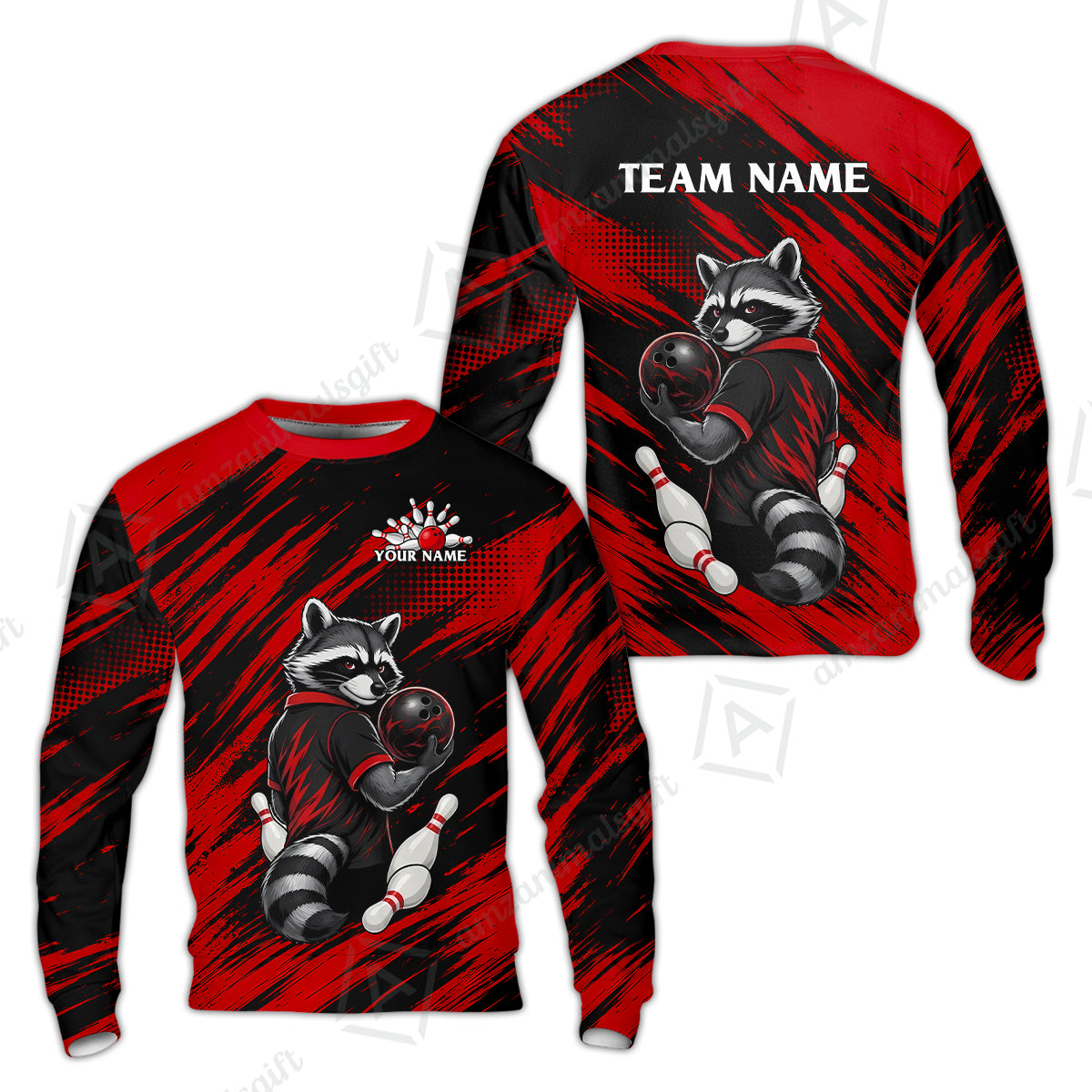Sweatshirt||Red