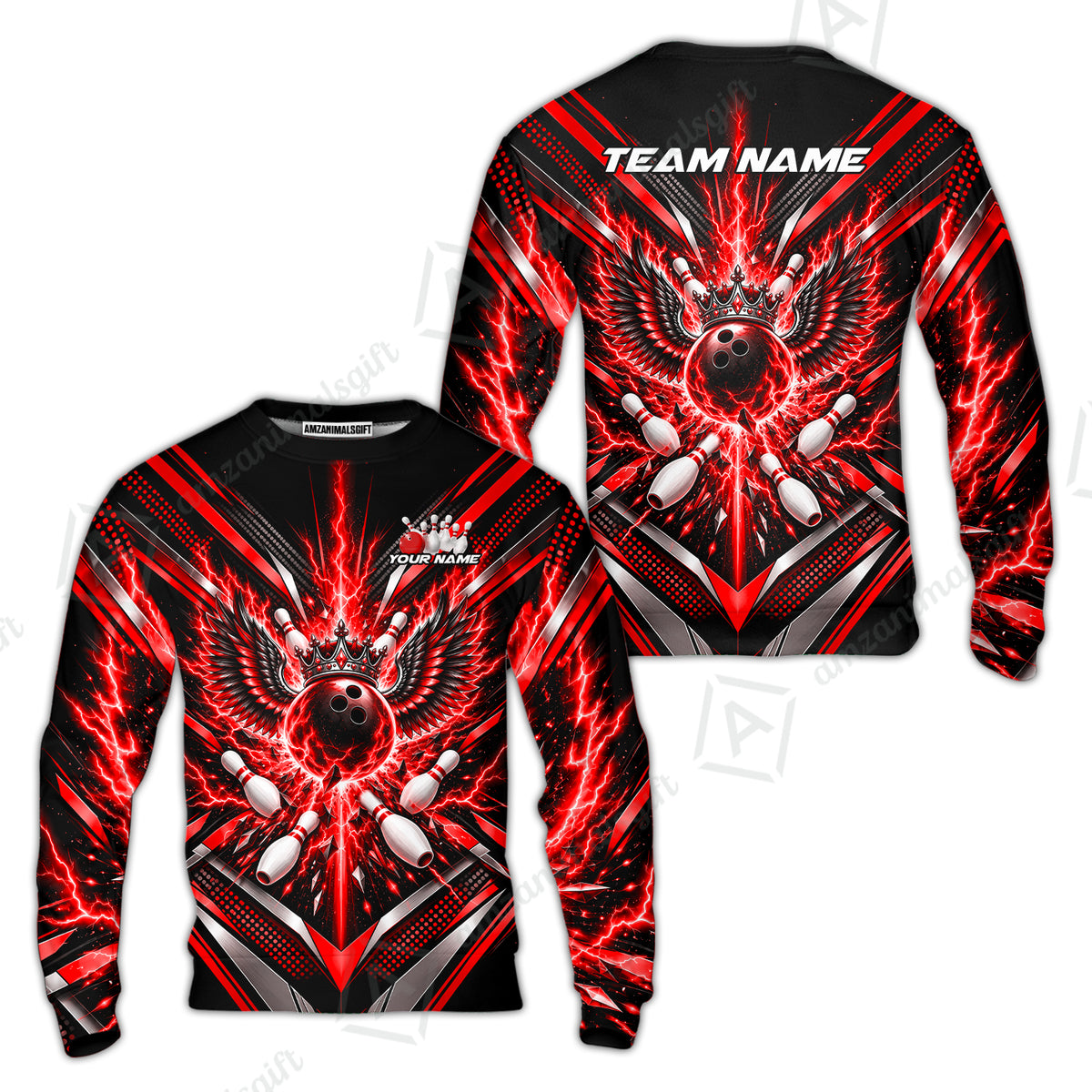 Sweatshirt||Red