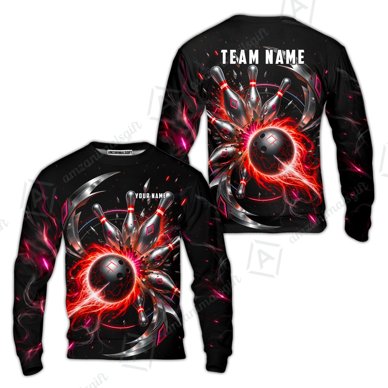 Sweatshirt||Red