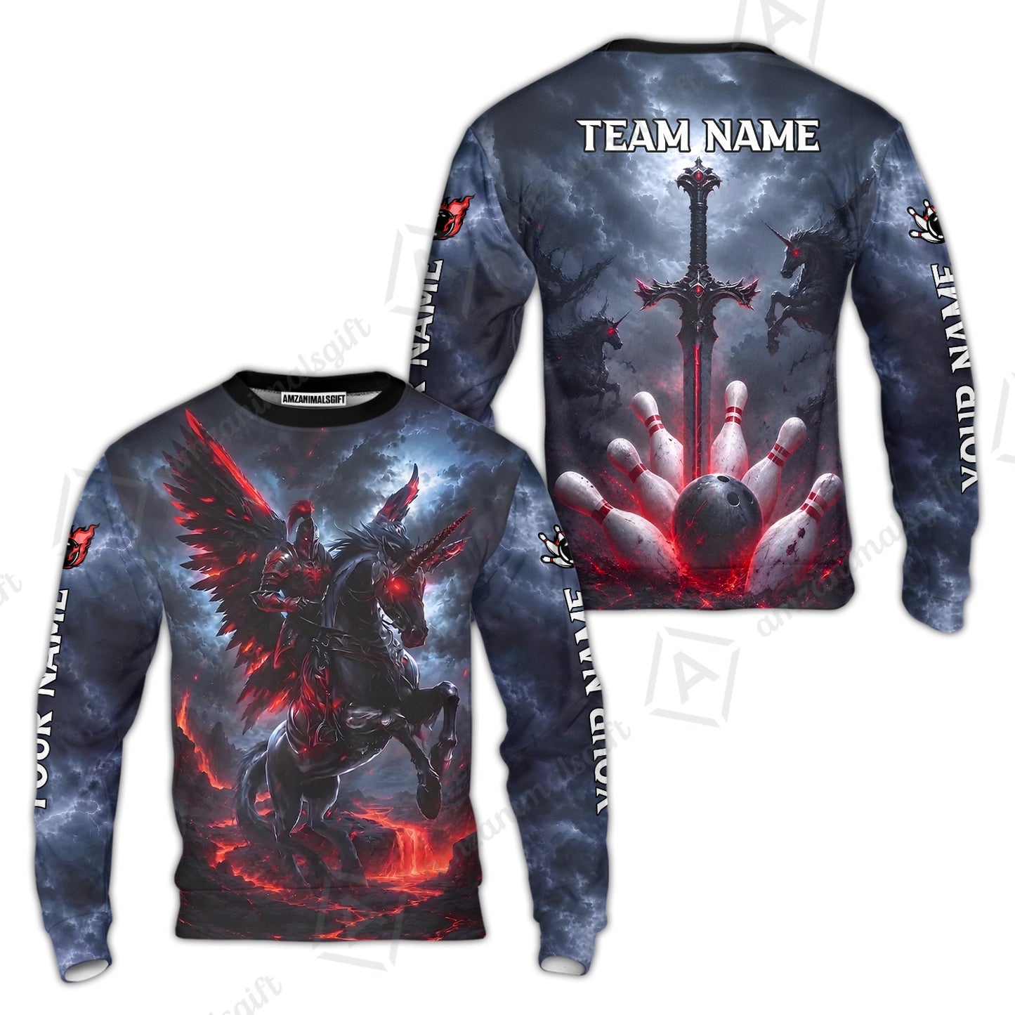 Sweatshirt||Red