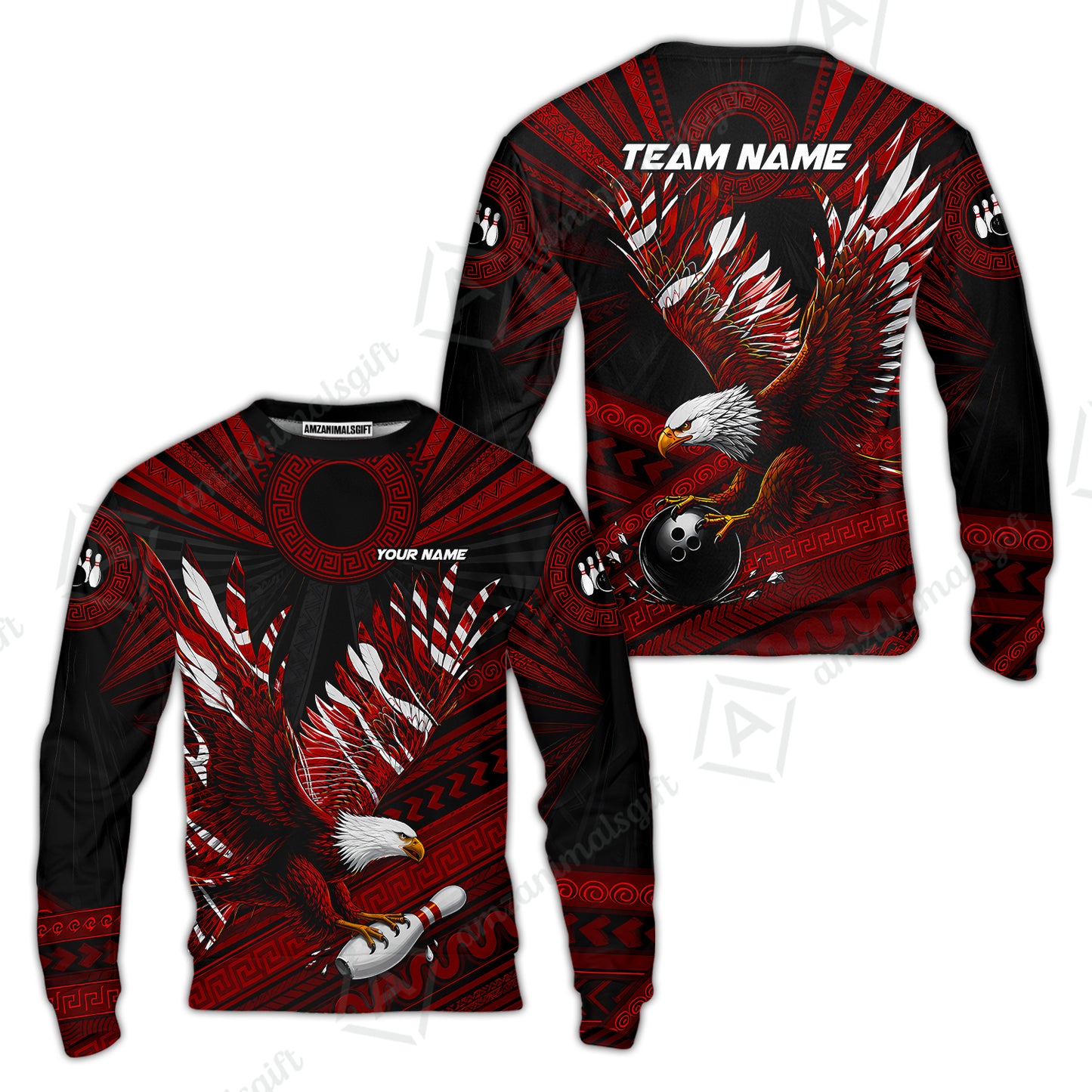 Sweatshirt||Red