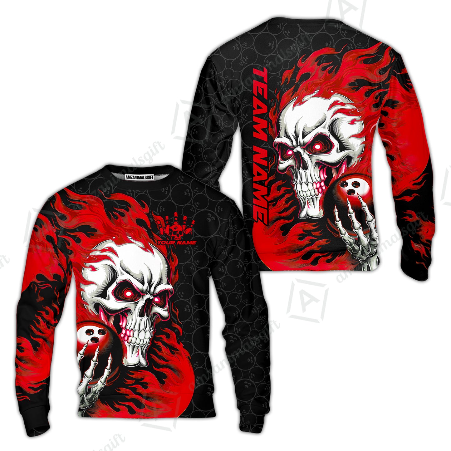 Sweatshirt||Red