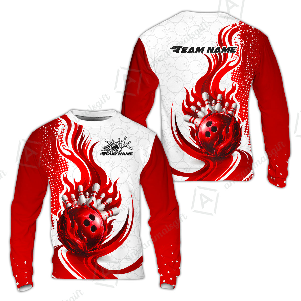 Sweatshirt||Red