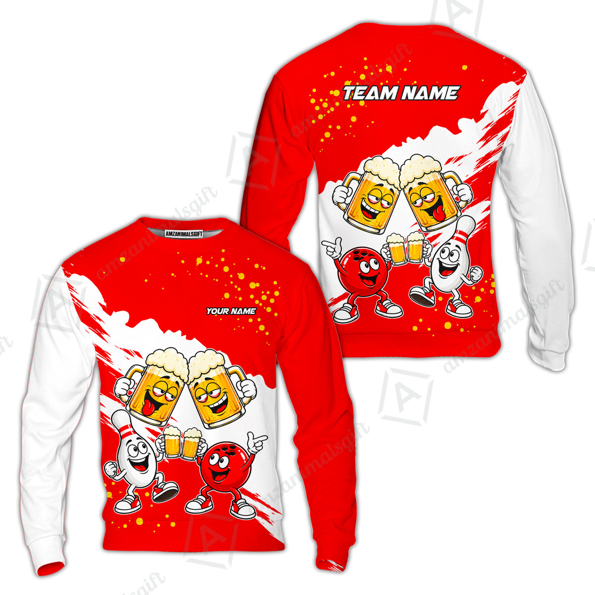 Sweatshirt||Red