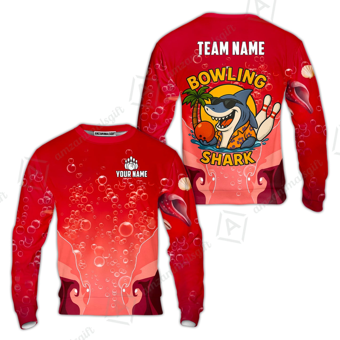 Sweatshirt||Red