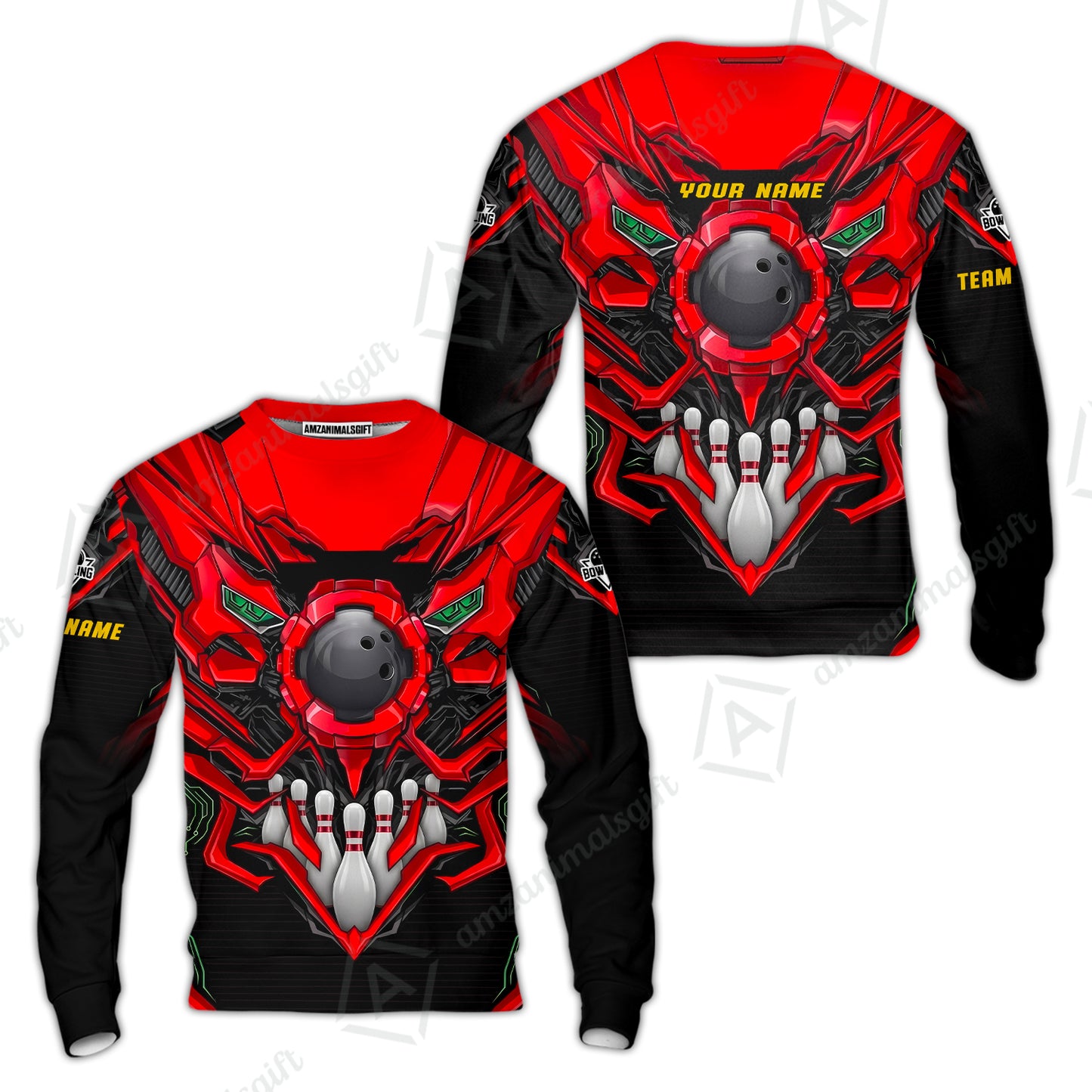 Sweatshirt||Red