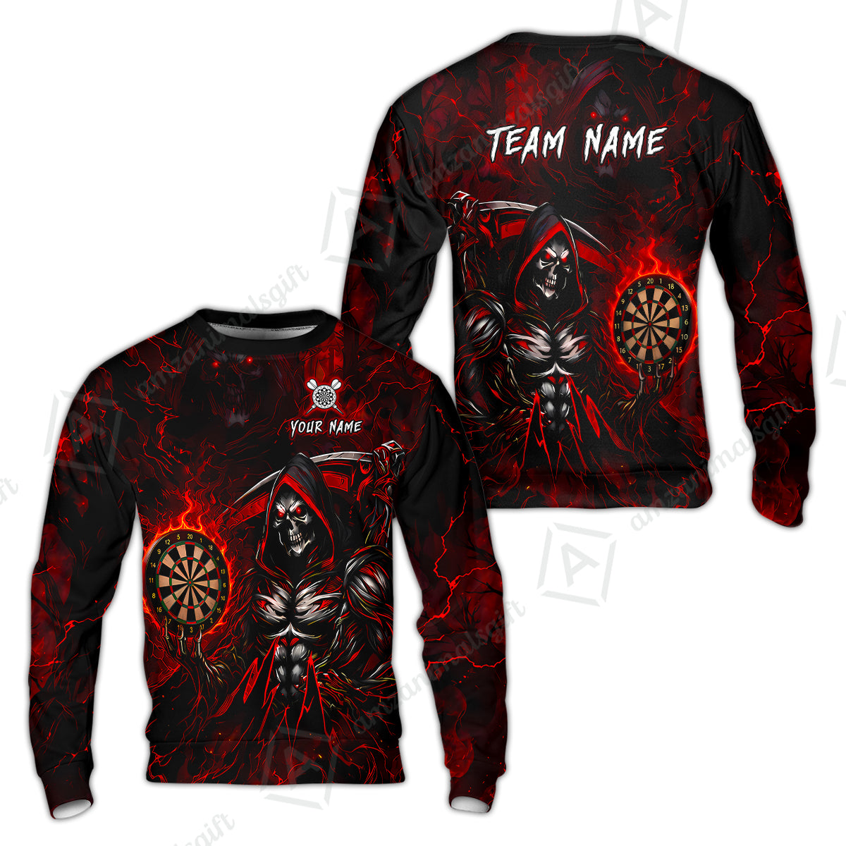 Sweatshirt||Red