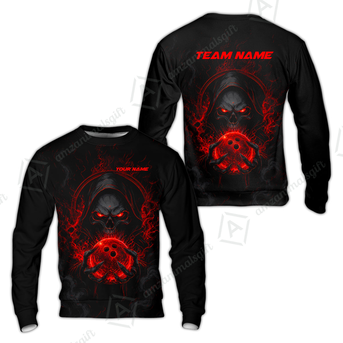 Sweatshirt||Red