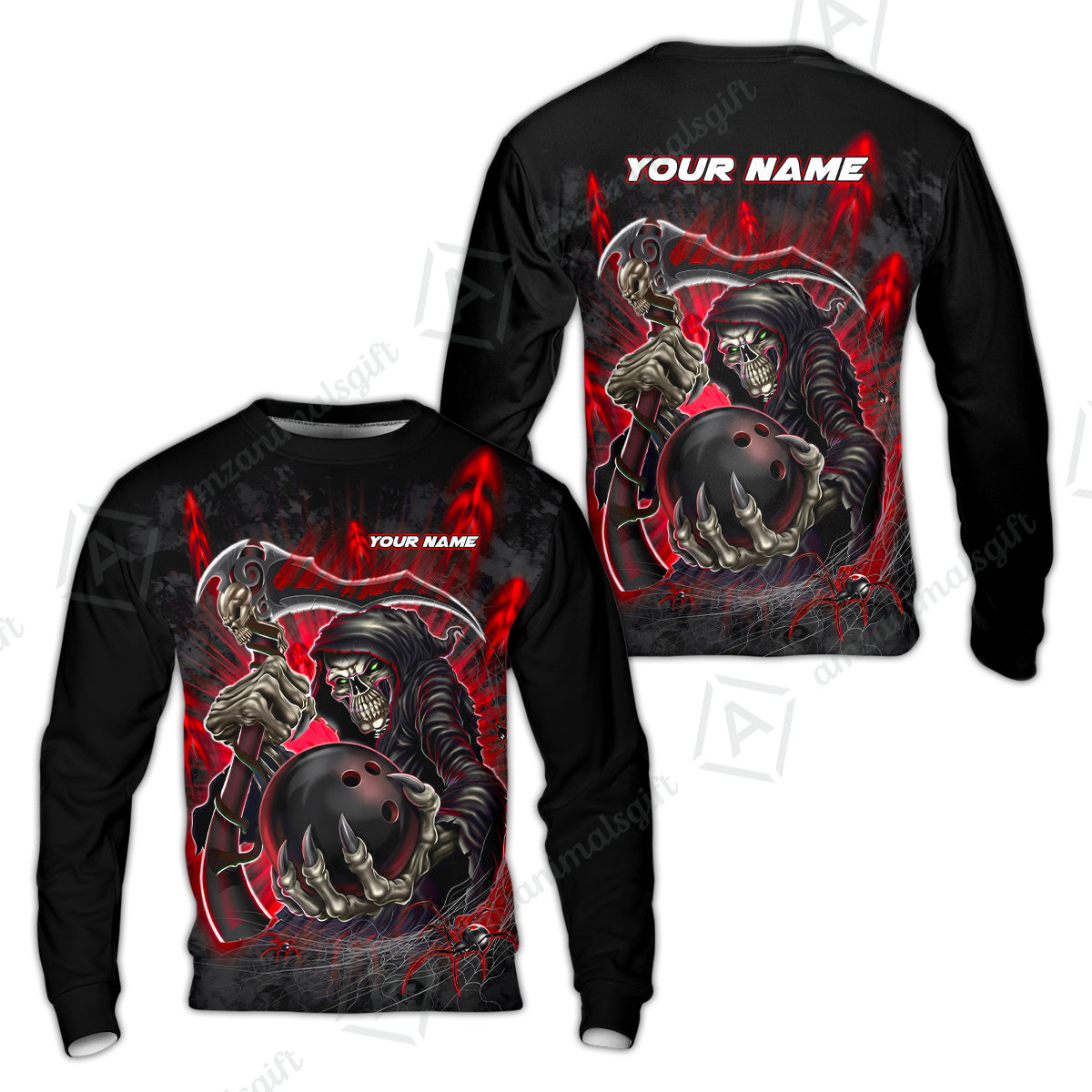 Sweatshirt||Red