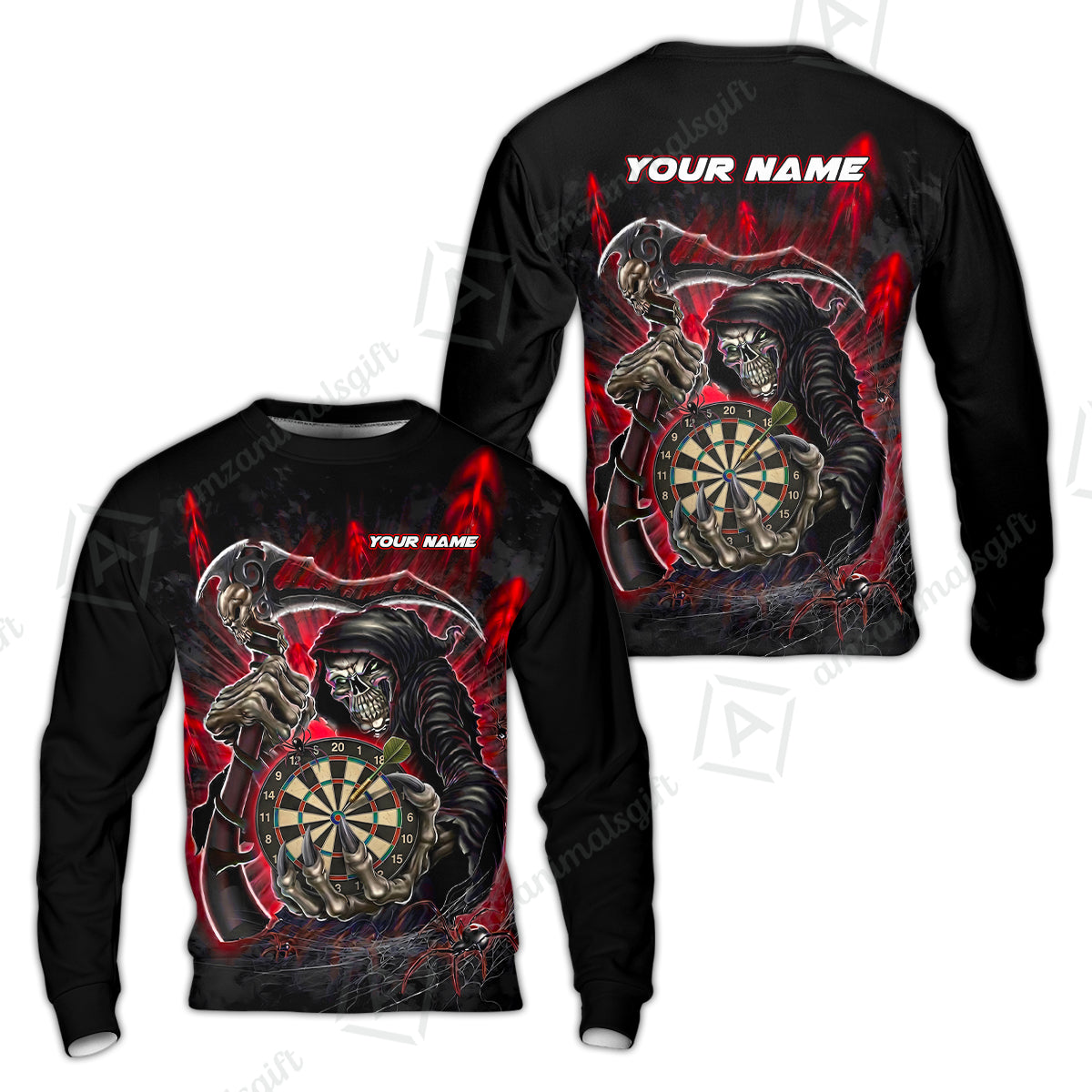 Sweatshirt||Red