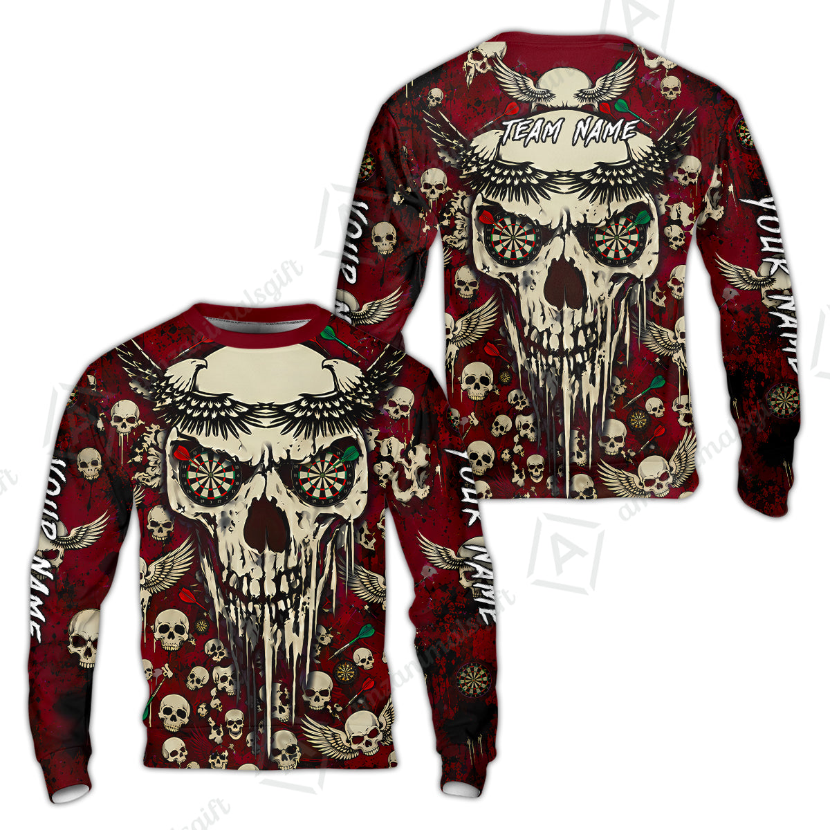 Sweatshirt||Red