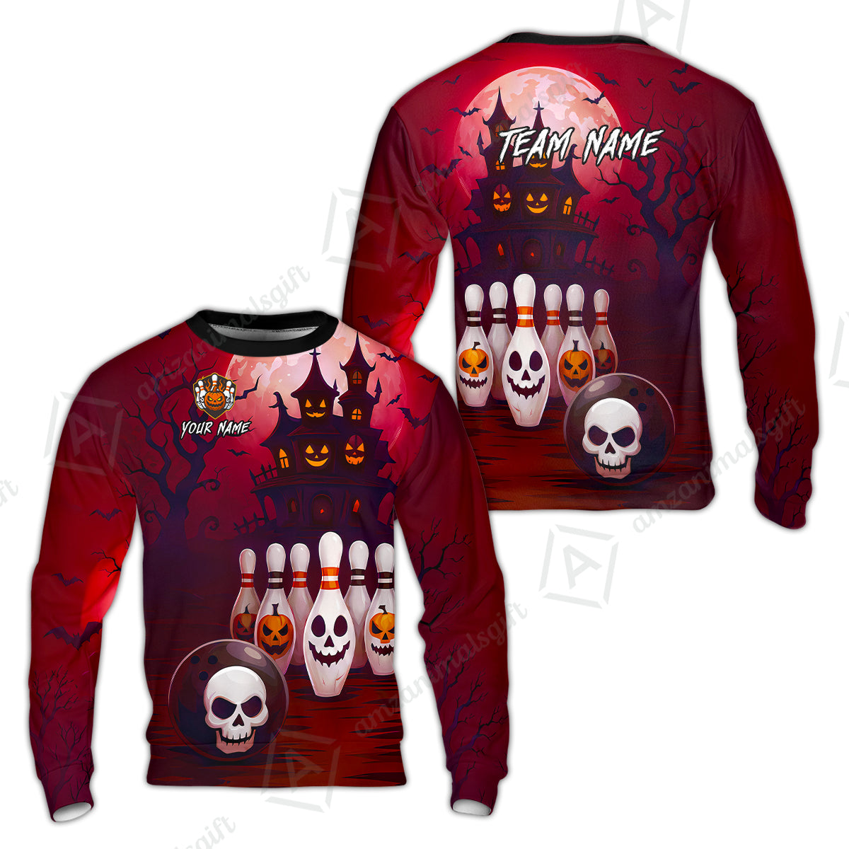Sweatshirt||Red
