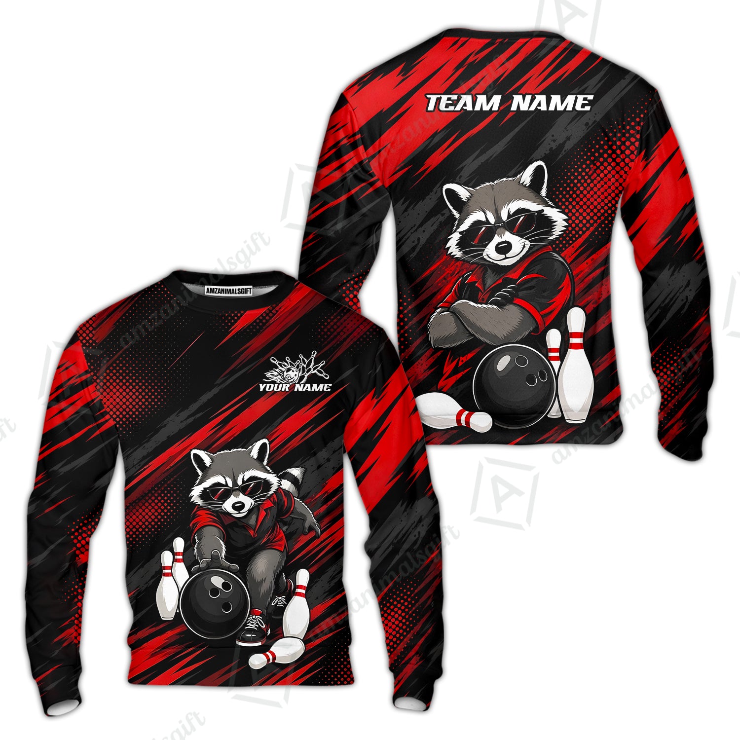 Sweatshirt||Red