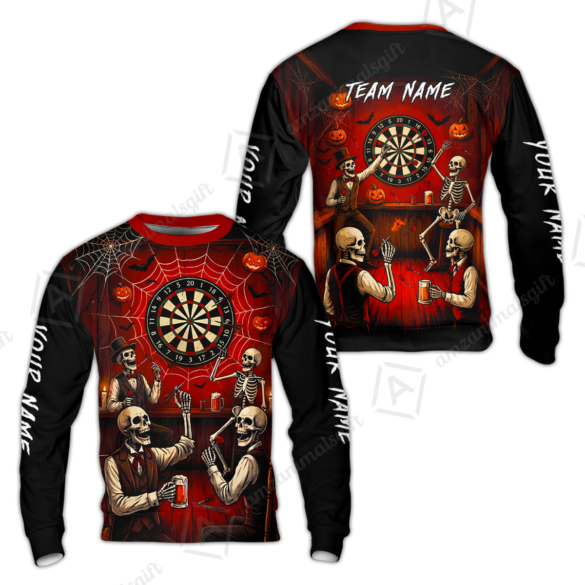 Sweatshirt||Red