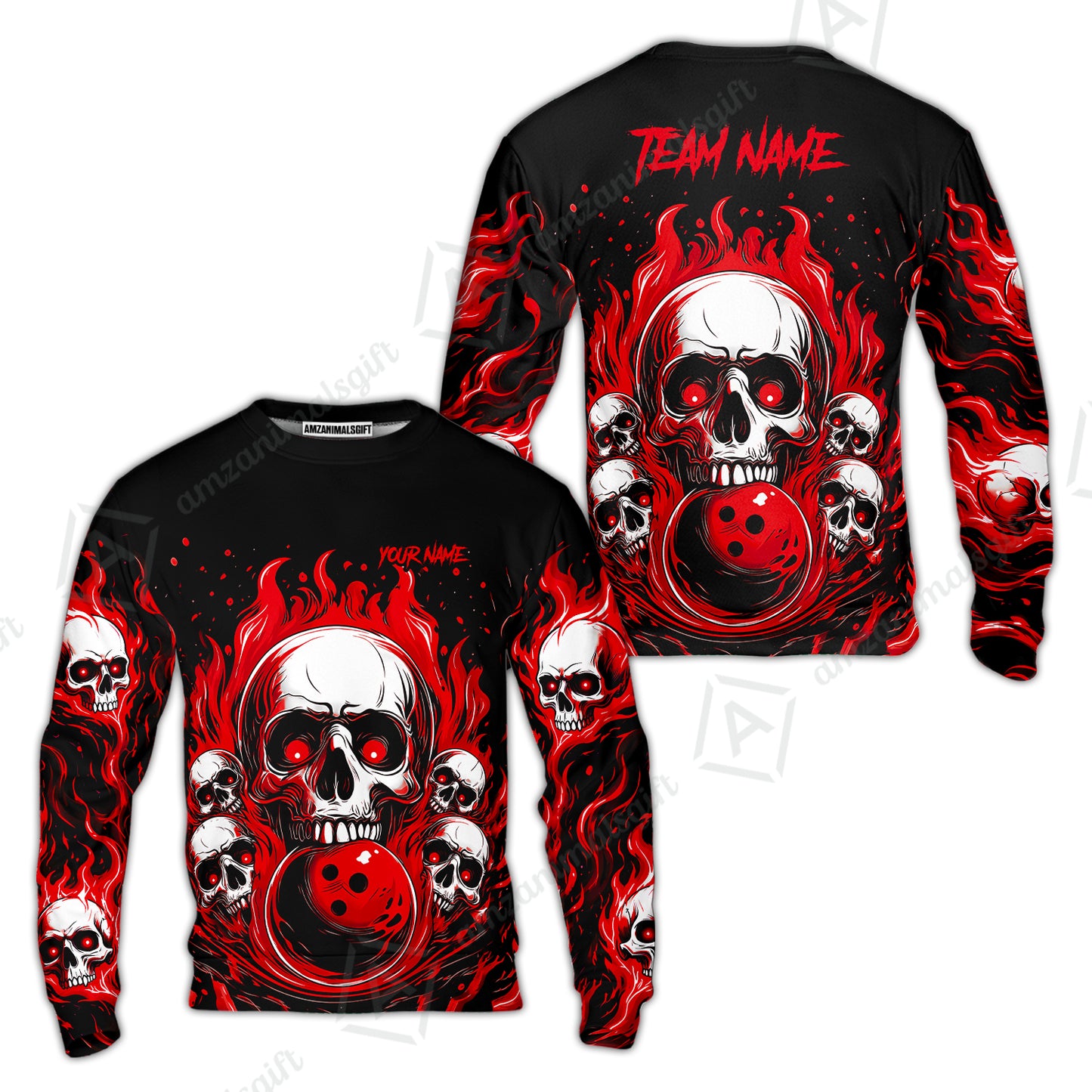 Sweatshirt||Red