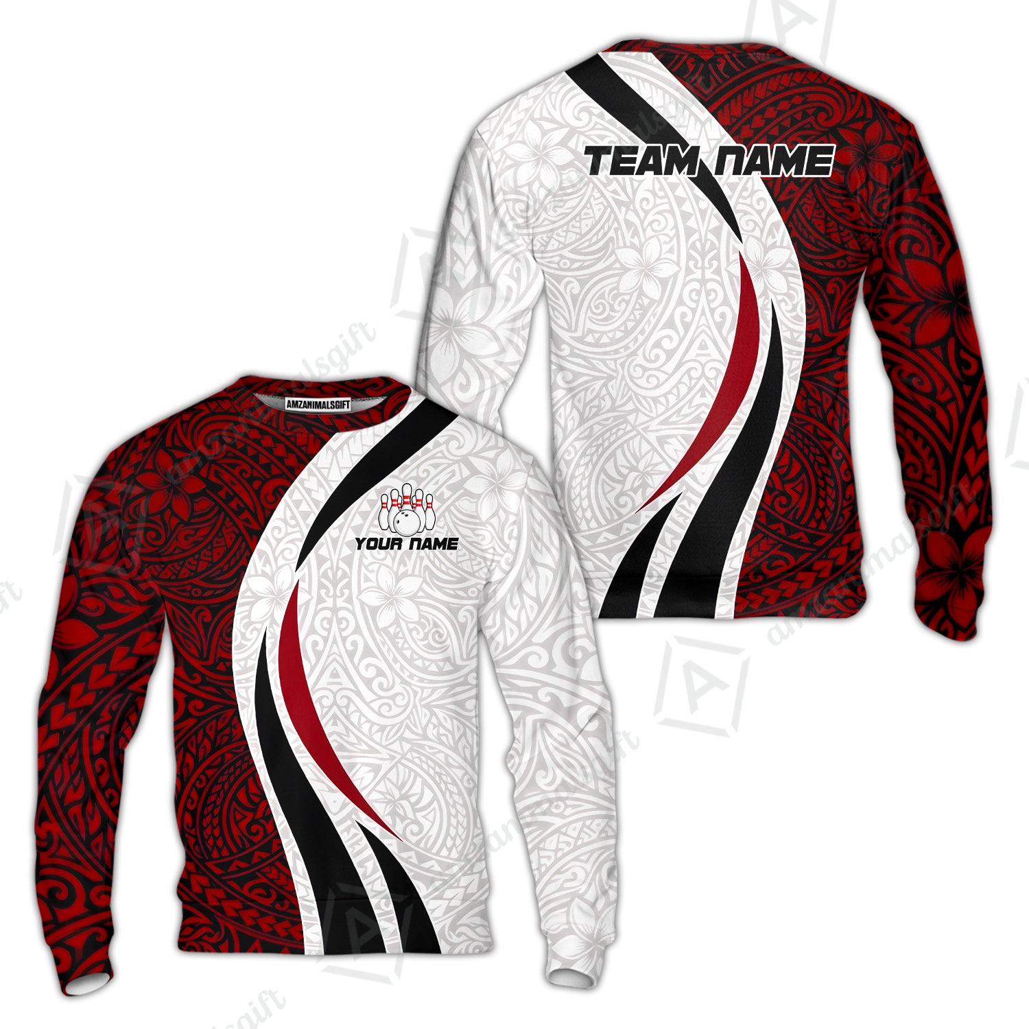 Sweatshirt||Red