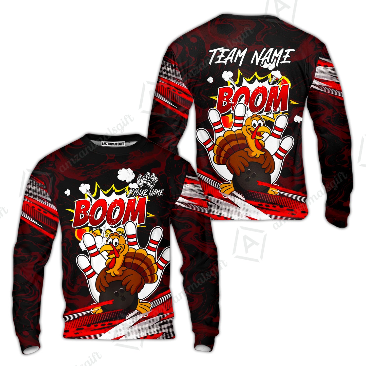 Sweatshirt||Red