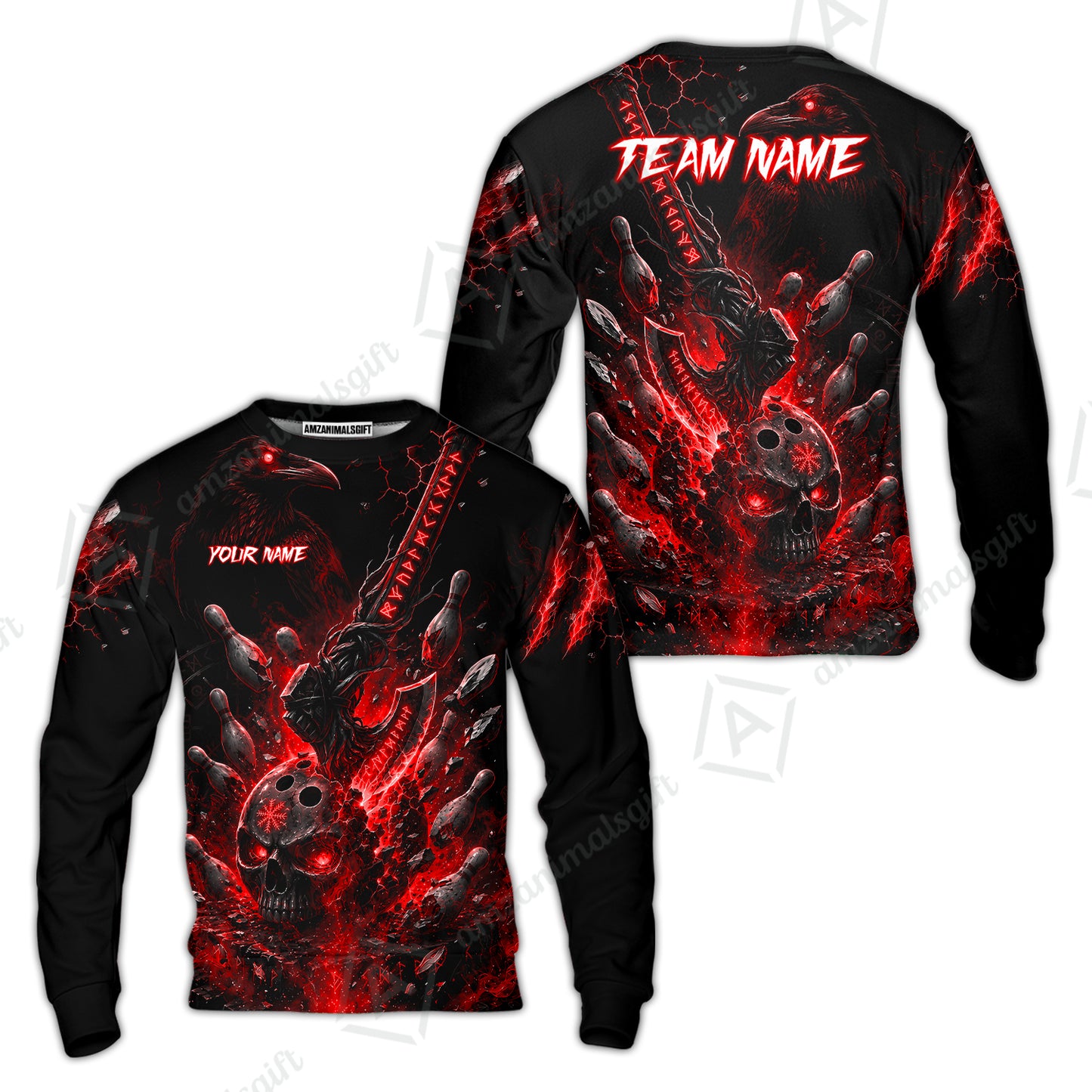 Sweatshirt||Red