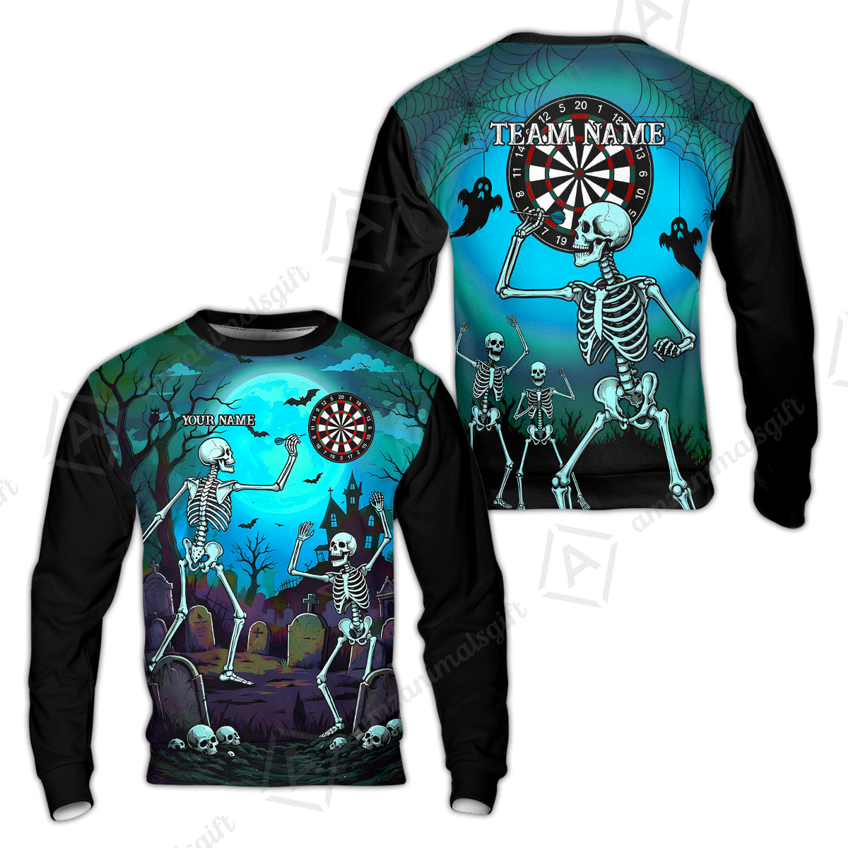 Sweatshirt||Turquoise