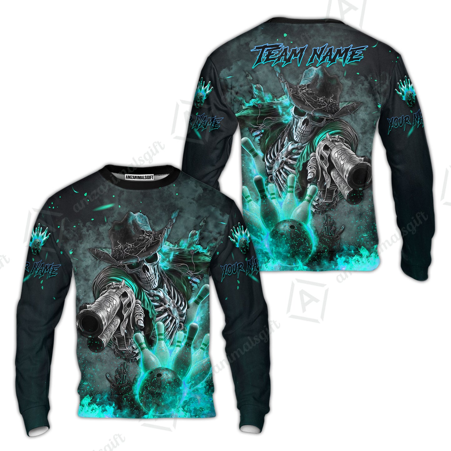 Sweatshirt||Turquoise
