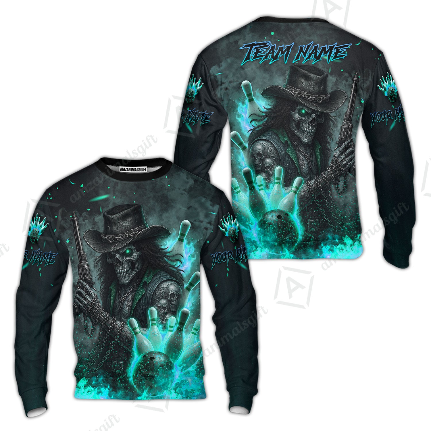 Sweatshirt||Turquoise