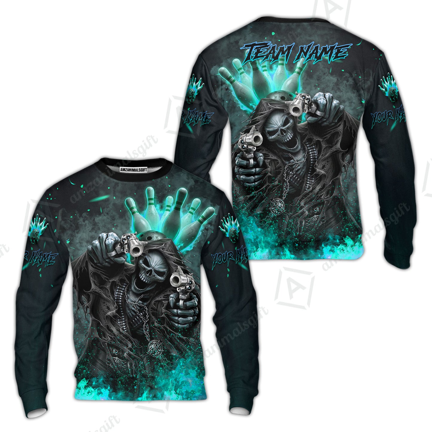 Sweatshirt||Turquoise