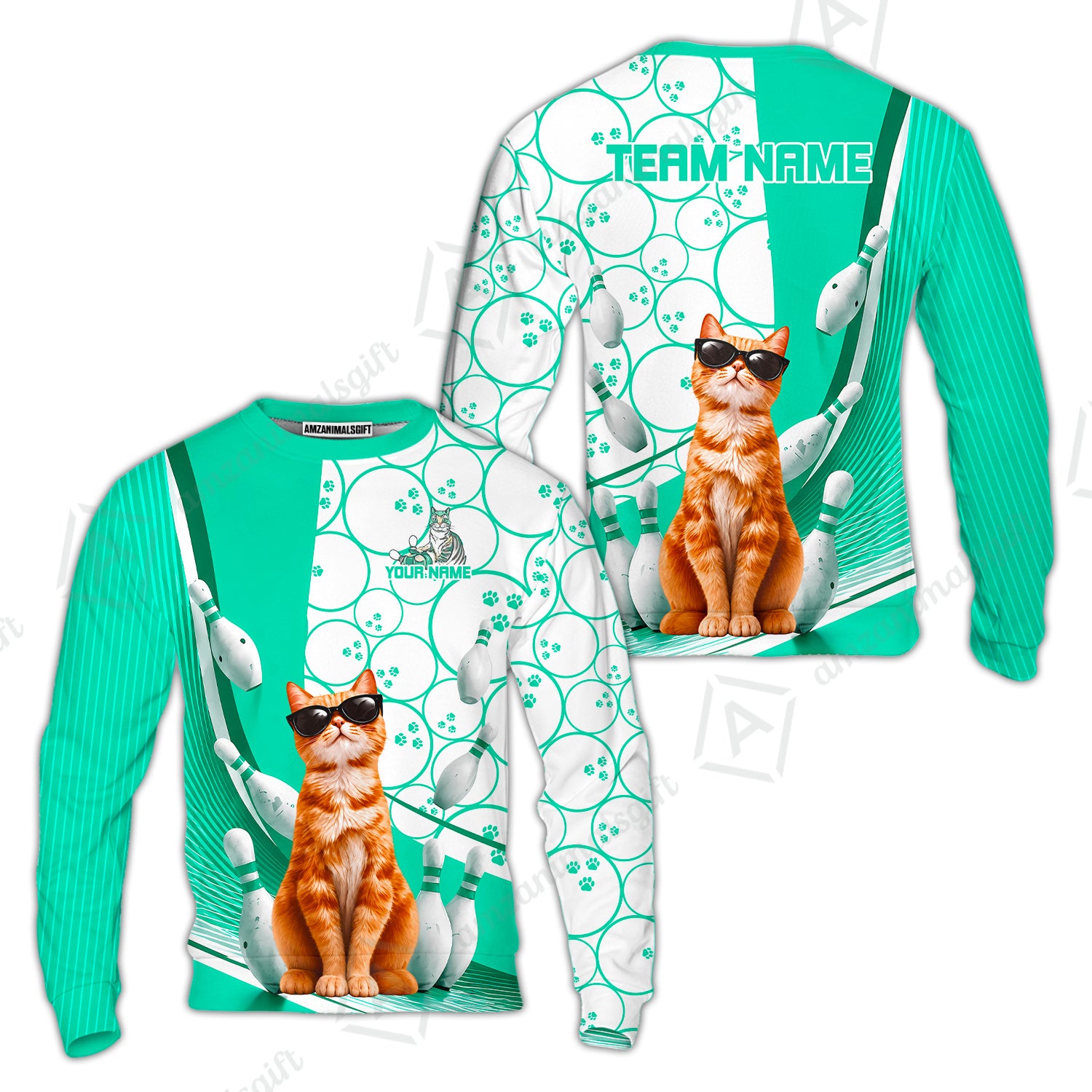 Sweatshirt||Turquoise