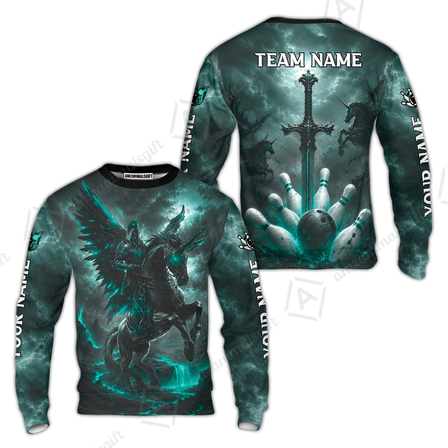 Sweatshirt||Turquoise