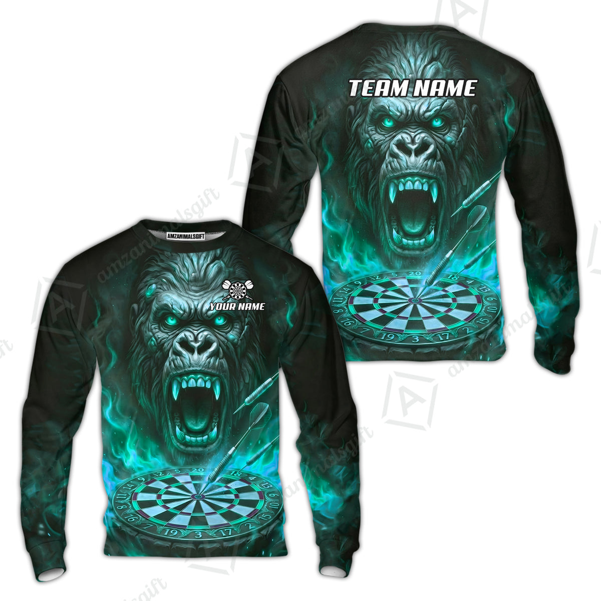 Sweatshirt||Turquoise