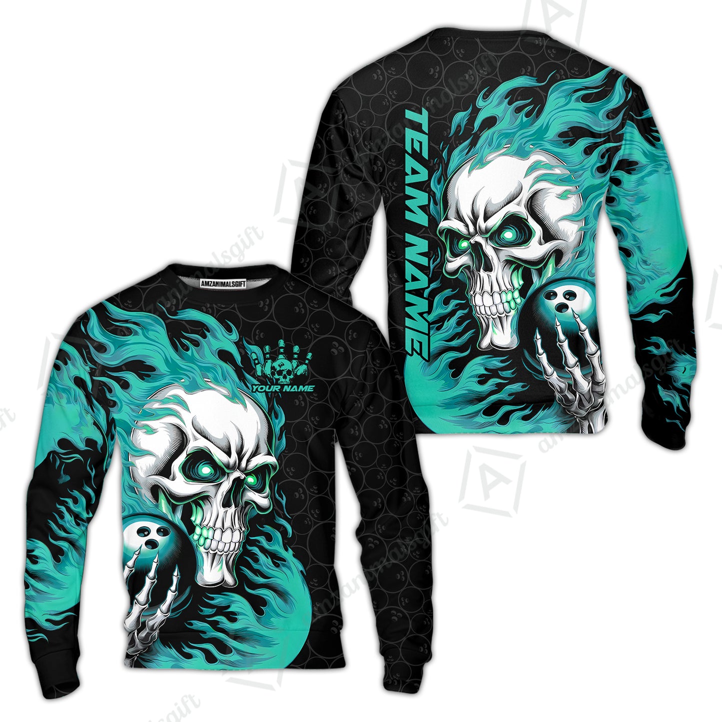 Sweatshirt||Turquoise
